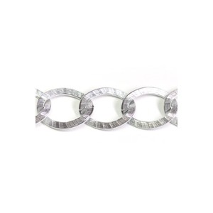 アルミチェーン 32mm×24mm×2.4mm シルバー